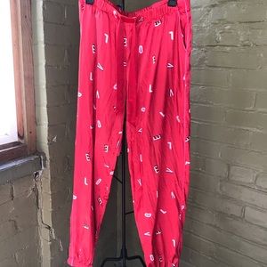 PINK pajama pants